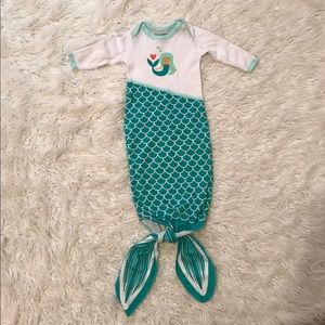 Izzy & Owie mermaid tail onesie